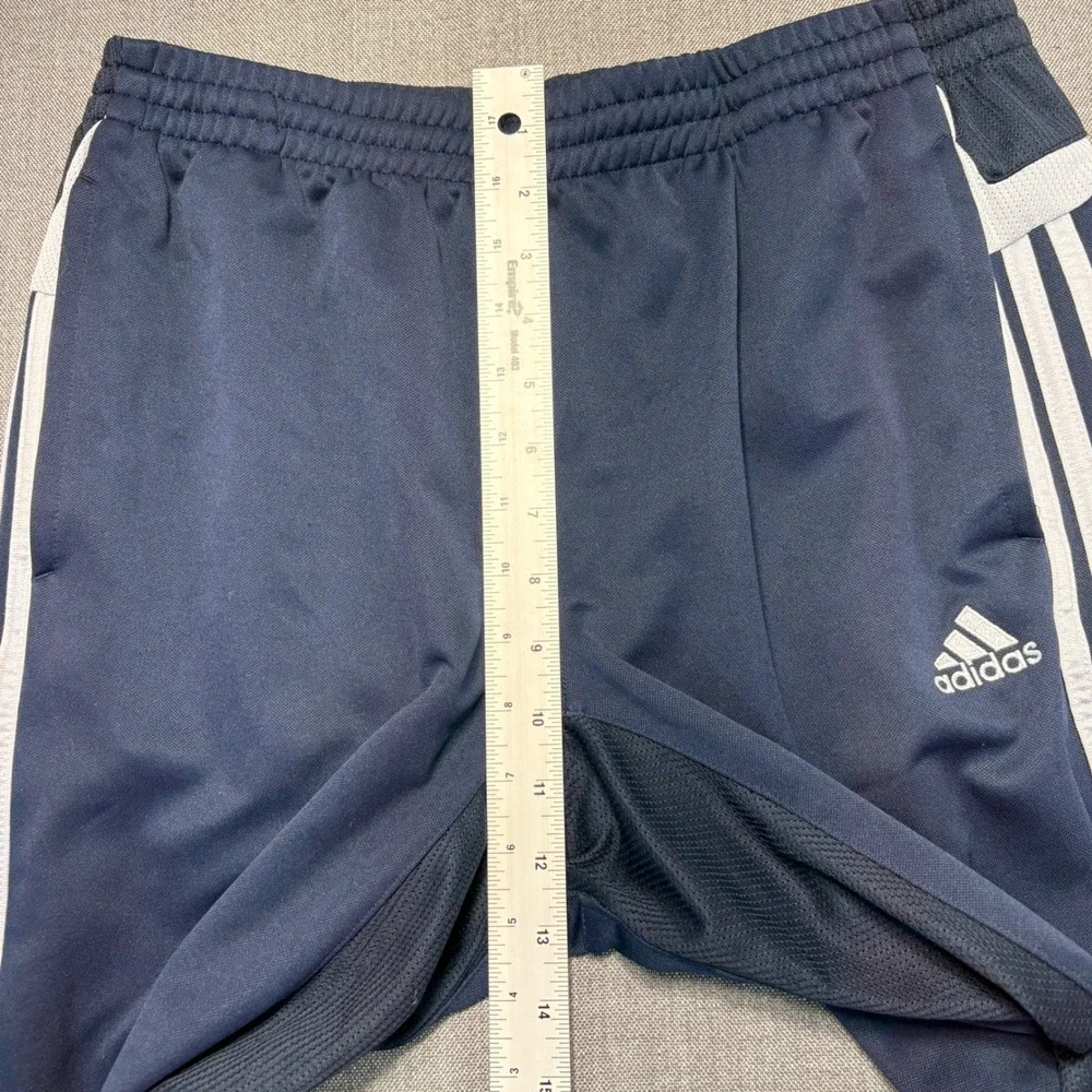 Adidas Predator Clima365 Mens Track Pants Navy Blue White Stripes Size Large